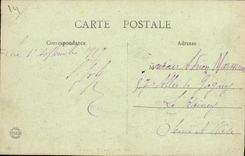 POSTAL Lucas de la VENDIMIA en los chalets del mar en los acantilados