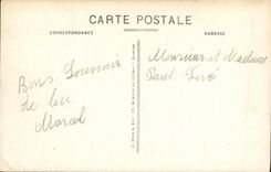 POSTAL Lucas de la VENDIMIA en los acantilados del mar y la dimension