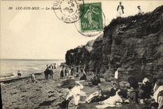 CPA Luc Sur Mer les Falaises