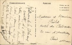 POSTAL Lucas de la VENDIMIA en los acantilados de Calavados del mar