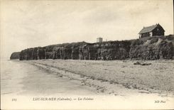 CPA Luc Sur Mer les Falaises 