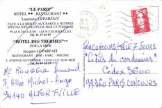 POSTAL MODERNA Lucas en el mar el hotel que restaura la calle Guynemer de Lorenza Leparfait