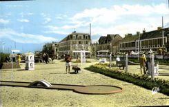 POSTAL MODERNA Lucas en el mar el golf miniatura y el L orilla hermosa del hotel