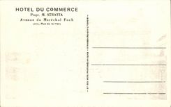 POSTAL Lucas de la VENDIMIA en el anuncio publicitario del hotel del mar