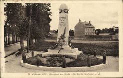 CPA Luc Sur Mer Le Monument Aux Morts Militaria
