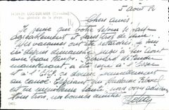 POSTAL MODERNA Lucas en mi vista de la playa