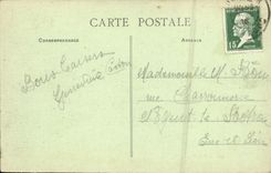 POSTAL Lucas de la VENDIMIA en el mar la competencia de la arena