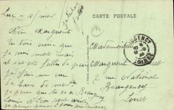 La POSTAL Lucas de la VENDIMIA en Mer tiene L hora del bano