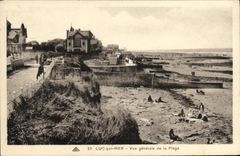 CPA Luc Sur Mer Vue Generale de la Plage