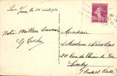 POSTAL Lucas de la VENDIMIA en la vuelta del mar de los ninos de la inundacion