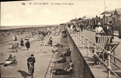 CPA Luc Sur Mer La Plage et la Digue