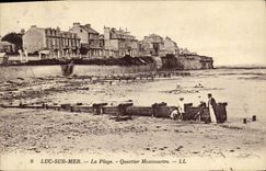 POSTAL Lucas de la VENDIMIA en el mar el districto de Montmartre de la playa