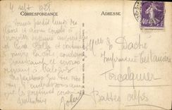 POSTAL Lucas de la VENDIMIA en el mar el districto de Montmartre de la playa