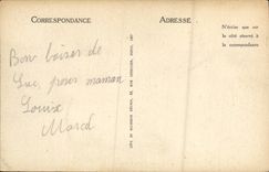 POSTAL Lucas de la VENDIMIA en el mar los ninos de la marea baja de la playa