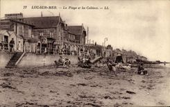 CPA Luc Sur Mer La Plage et les Cabines