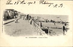 POSTAL Lucas de la VENDIMIA en el mar L hora del bano