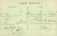 POSTAL Lucas de la VENDIMIA en la pesca en mar con los cangrejos