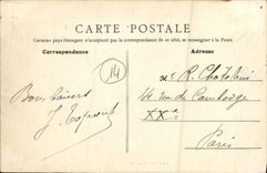 POSTAL Lucas de la VENDIMIA en la opinion del mar tomada de la terraza de los banos