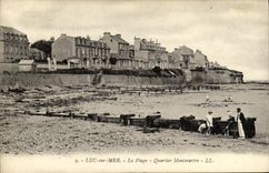 CPA Luc Sur Mer La Plage Quartier Montmartre