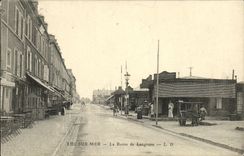 POSTAL Lucas de la VENDIMIA en Sea Ronte de Langrune Road del langrune