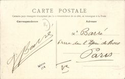 POSTAL Lucas de la VENDIMIA en la calle del mar del gran este