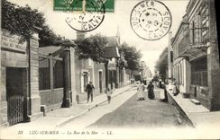 VINTAGE POSTCARD Luc On Sea the Street of Sea