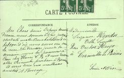 VINTAGE POSTCARD Luc On Sea the Street of Sea