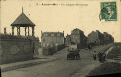 POSTAL Lucas de la VENDIMIA en el mar hacia el automovil Langrune Montmartre