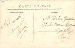 POSTAL Lucas de la VENDIMIA en la encrucijada del mar de la estacion