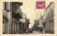 POSTAL Lucas de la VENDIMIA en la calle del mar de las estaciones del hotel del mar