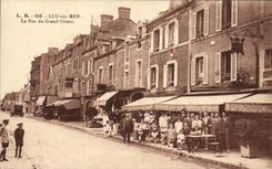 POSTAL Lucas de la VENDIMIA en la calle del mar del gran hotel del este del mar