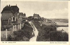 POSTAL Lucas de la VENDIMIA en el districto del mar del Champs Elysees