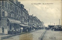 POSTAL Lucas de la VENDIMIA en la calle del mar de Orlint grande