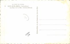 POSTAL MODERNA Lucas en el mar la calle del hotel estival del mar