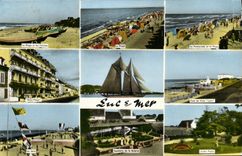 POSTAL MODERNA Lucas en bola del voleibol de la bola del voleibol del barco de mar