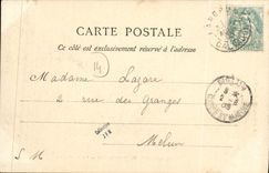 POSTAL Lucas de la VENDIMIA en el mar visto visto del molino