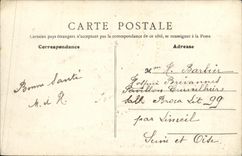 POSTAL Lucas de la VENDIMIA en la opinion del mar de la terraza de los banos