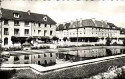 POSTAL MODERNA Lucas en la calle D Harcourt del mar y el lavabo