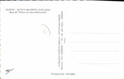 MODERN CARD Aunay on Odon Street of Villers and Rue D Harcourt Coffee Ram Desilles Bar Butchery