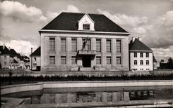 MODERN CARD Aunay on Odon Town hall