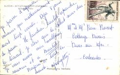 MODERN CARD Aunay on Odon Town hall