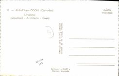 MODERN CARD Aunay on Odon L Hospital