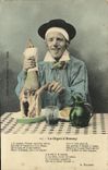 CPA Aunay sur Odon Le gigot d Aunay Folklore Costume