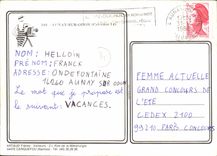 MODERN CARD Aunay on Odon Street D Harcourt Town hall Church Plessis Grimoult Hotel of the place