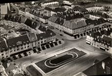 MODERN CARD Aunay on Odon the Center and the Place of the Marie View