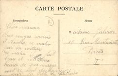 VINTAGE POSTCARD Asnelles the Dam Destroyed By the Storm