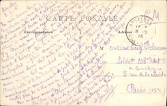 VINTAGE POSTCARD Asnelles the Beach has Low tide