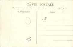 VINTAGE POSTCARD Asnelles the Dam and the Beach has Low tide