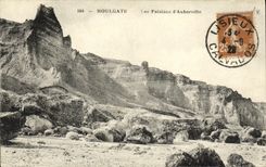 VINTAGE POSTCARD Houlgate the Cliffs D Auberville
