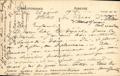 VINTAGE POSTCARD the Cliffs D Auberville Surroundings of Villers On Sea